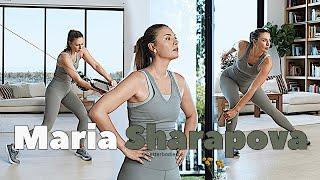 Maria Sharapova Tonal Instructional Workout that she did right after giving birth