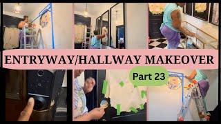 PART 23: ENTRYWAY/HALLWAY MAKEOVER - STARTING TO ADD DECOR! VEISE SMART DOOR LOCK