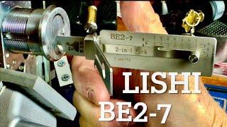 Tips on using a lishi BE2-7, 2-in-1 Lock Pick