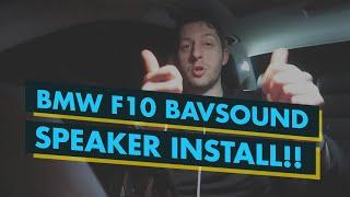 Michael Ronin   BMW F10 BavSound Speaker Install!!