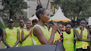 Miss Uganda Officiates Youth Equality Centre = YEC 2019 Marathon to Mark International Youth Day