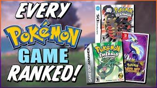 A CONTROVERSIAL Ranking of EVERY Pokemon Game