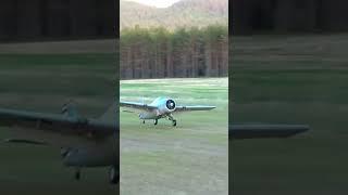 Awesome rc plane landing #rcplane #rcwarbird #rcengine #wildcat