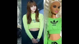 BLACKPINK Lisa VS barbies #blackpink#Lisa#blink#lalisa#barbie