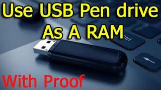 How to Use a USB Pen Drive as  RAM for Gaming 2023