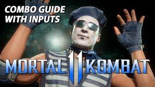 MK11: JOHNNY CAGE COMBO TUTORIAL - With Button Inputs
