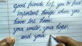 Improve your handwriting | Cursive writing| cursive writing for beginners | RUA sign writing
