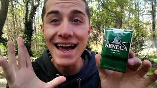 Smoking a Seneca Green Menthol Cigarette - Review