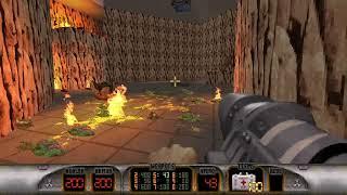 Duke Nukem 3DooM on "Doom II" - M9: The Pit - Come Get Some + 100% Secrets