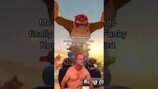 Funky Kong In Mario Kart #mariokart8deluxe #nintendo