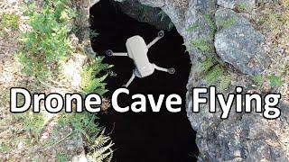 Drone Cave Flying! DJI Mavic Mini Drone Goes Caving!