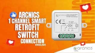 Arcnics 1 Node Smart Switch Installation | #homeautomation #arcnics #smartswitch