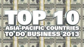 Top 10 Best Asia-Pacific Countries To Do Business 2013