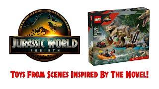 Jurassic World Rebirth: Toys From Scenes Inspired By The Novel!