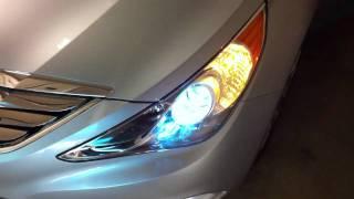 2011 Hundai Sonata - 4500K HID startup - DDM Tuning