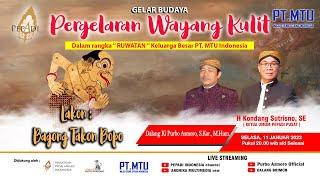 Live - Wayang Kulit Lakon Bagong Takon Bopo Dalang Ki Purbo Asmoro, S.Kar, M.Hum | 11/01/2022