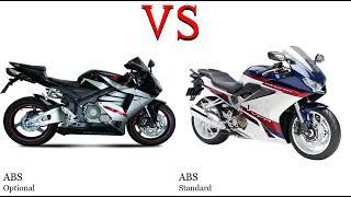 Honda CBR 600 RR PC40 vs Honda VFR 800 Test specification comparison
