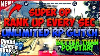 *NEW* BEST GTA 5 RP GLITCH! FASTER THAN POPSTAR – RANK 1-1000 IN 1 HOUR! (1 LEVEL EVERY 3 SECONDS!)