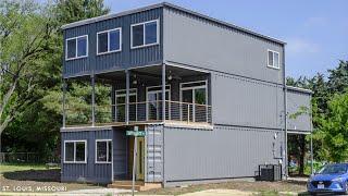 Gorgeous Home built with 9 Shipping Containers in St. Louis