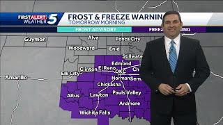 NOV 25, 2024 FORECAST: Freeze Warning Tonight