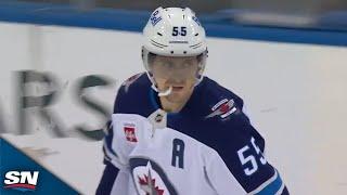 Jets' Mark Scheifele Takes Advantage Of Turnover To Open Scoring vs. Rangers