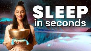 SLEEP IN SECONDS | Reset The Vagus Nerve | Sound Bath Healing Meditation