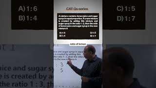 Solve a CAT Mixtures Question with Arun Sharma in 60 Seconds | Day 57 of 60