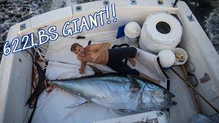 GIANT BLUEFIN TUNA CATCH!!! Fishing the Gulf Of Maine!!