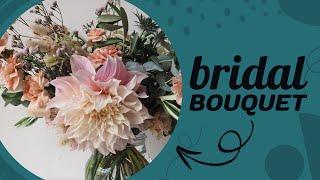 WEDDING BOUQUET: Lush and romantic bridal bouquet