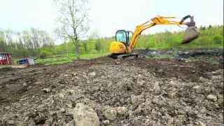 GLES Oy - JCB 5t kaivinkone - Maanrakennus / Landscaping with excavator