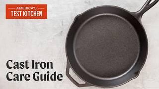 How to Clean and Season a Cast-Iron Pan | America's Test Kitchen (S24 E21)