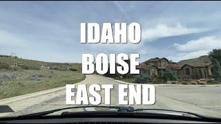 Driving Tour Idaho Boise East End Upscale Houses Located Hill Side Quiet Peaceful Community