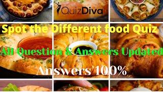 Spot the Different Food Quiz Answers 100% | Quiz Diva | quizhelping.in