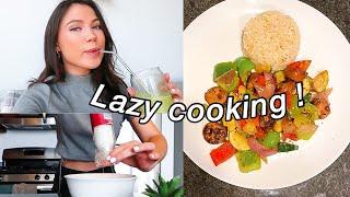 FULL DAY OF EATING HEALTHY EASY MEALS ( when you're feeling lazy)