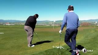 Jason Gore - 9 iron chip shot