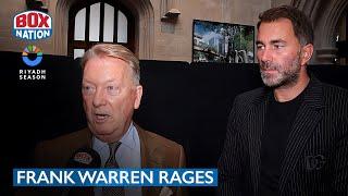 "TOTAL B*LLOCKS!" - Frank Warren LEFT FUMING In Interview With Eddie Hearn