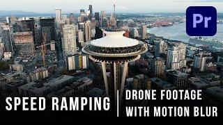 Speed Ramp Drone Footage with Directional Motion Blur