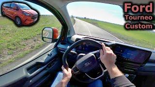 2024 Ford Tourneo Custom 2.0 EcoBlue 125 kW 8AT (new generation) | POV test drive