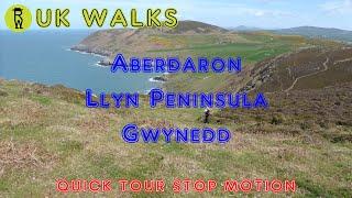 Aberdaron Walks, Wales Coast Path, Llyn Peninsula Walks In Gwynedd - Quick Tour Stop Motion Walking