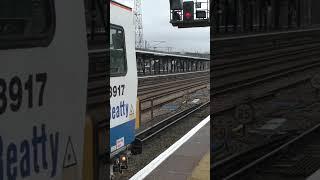 Balfour Beatty tamper ariving and departing Ashford International #trackmachine #railwayengineering