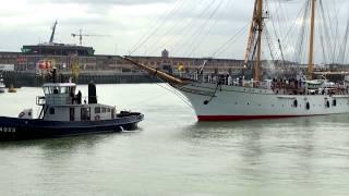 Return of the Mercator to Ostend - Zeilschip Mercator terug in Oostende