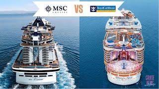 Battle Of The Cruise Ships: Royal Caribbean's Wonder of the Seas VS MSC Seashore