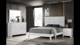 Modwell White Finish Bedroom Set