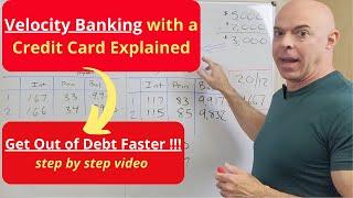 VELOCITY BANKING with a CREDIT CARD Explained #velocitybanking