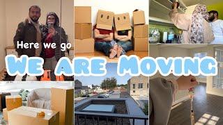 MOVE IN VLOG  | New Rented Apartment Tour | Packing & Moving  