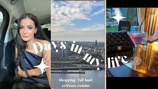 Days in my life. Shopping, fall haul, pr haul & selfcare routine