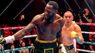 Zhilei Zhang (China) vs Deontay Wilder (USA) | KO, Fight Highlights, HD