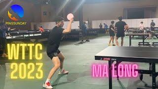 Ma Long - Training in WTTC 2023