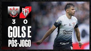 GOLS + PÓS-JOGO | Corinthians 3 x 0 Atlético-GO | Brasileirão 2024