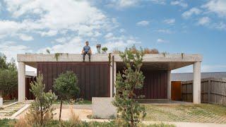 How This Architect's Own Concrete Home Uses a Green Roof for Local Wildlife